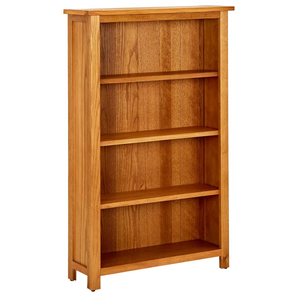 E-shop Multidom Knižnica so 4 policami 70x22x110 cm dubový masív