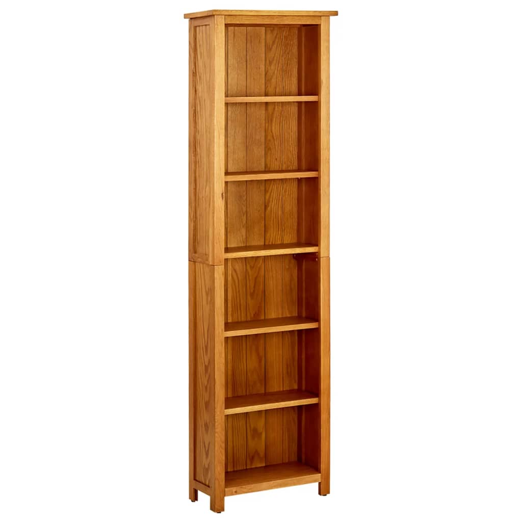 E-shop Multidom Knižnica so 6 policami 52x22x180 cm, dubový masív