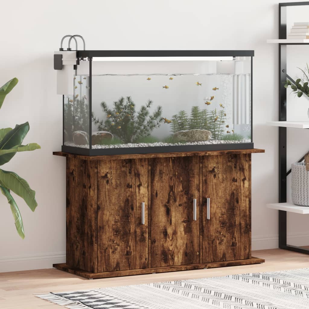 E-shop Multidom Stojan na akvárium dymový dub 101x41x58 cm kompozitné drevo