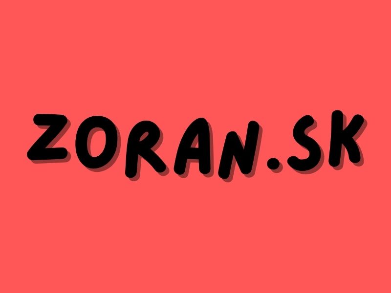 E-shop Internetová doména zoran.sk
