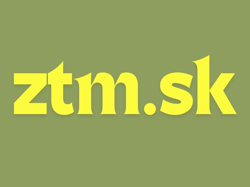 E-shop Internetová doména ztm.sk