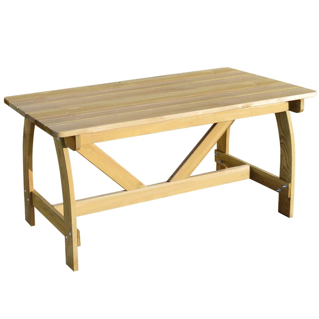E-shop Multidom Záhradný stôl 150x74x75 cm, impregnovaná borovica