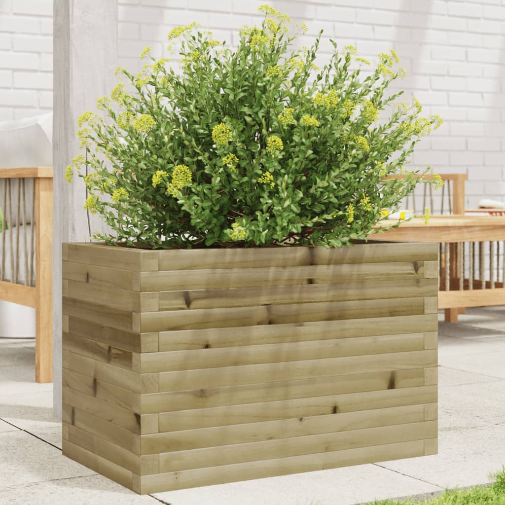 E-shop Multidom Záhradný kvetináč 70x40x45,5 cm impregnovaná borovica