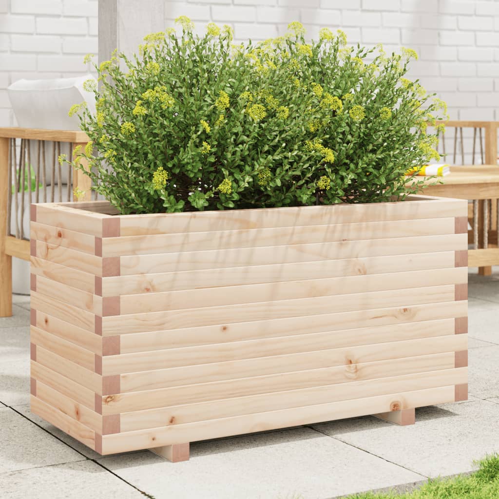 E-shop Multidom Záhradný kvetináč 90x40x49,5 cm masívna borovica