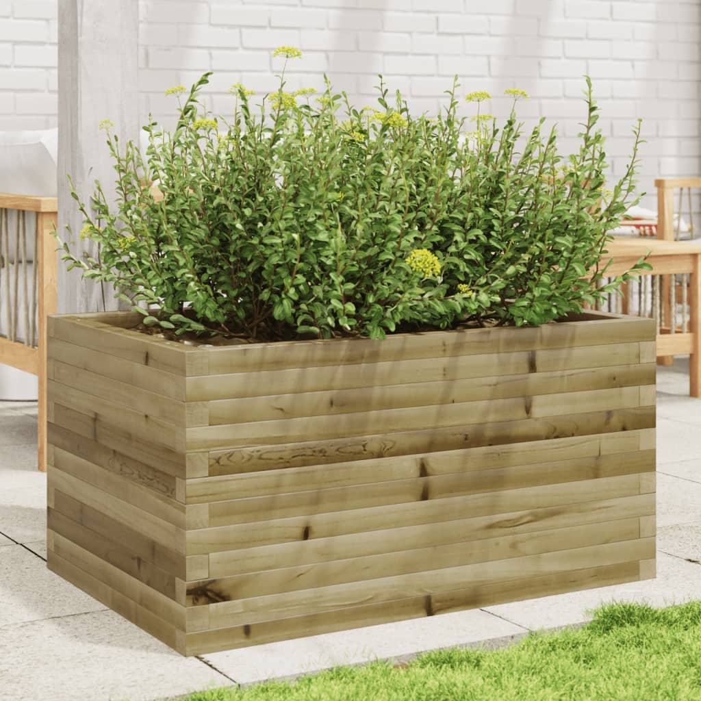 E-shop Multidom Záhradný kvetináč 90x60x45,5 cm impregnovaná borovica