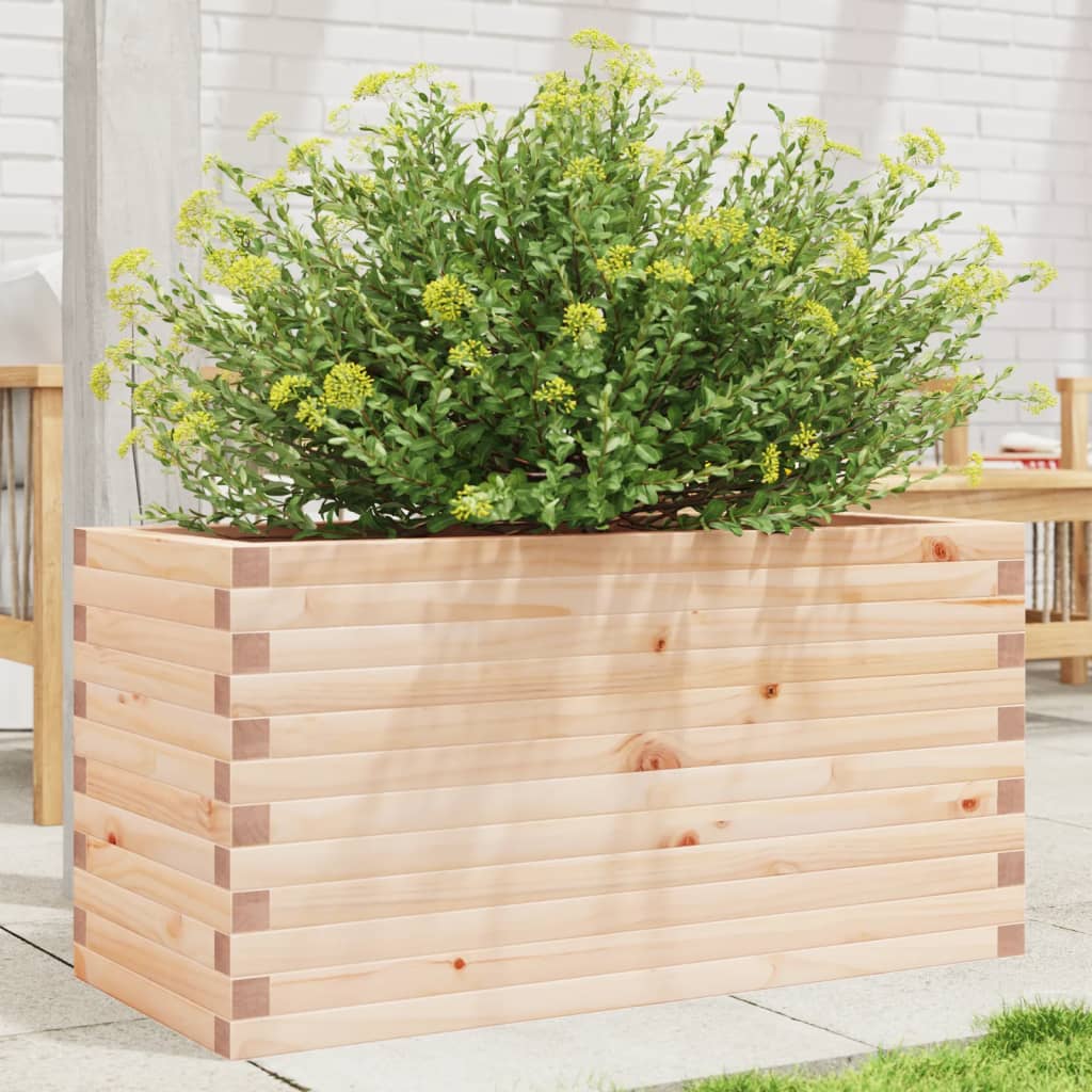E-shop Multidom Záhradný kvetináč 90x40x45,5 cm masívna borovica