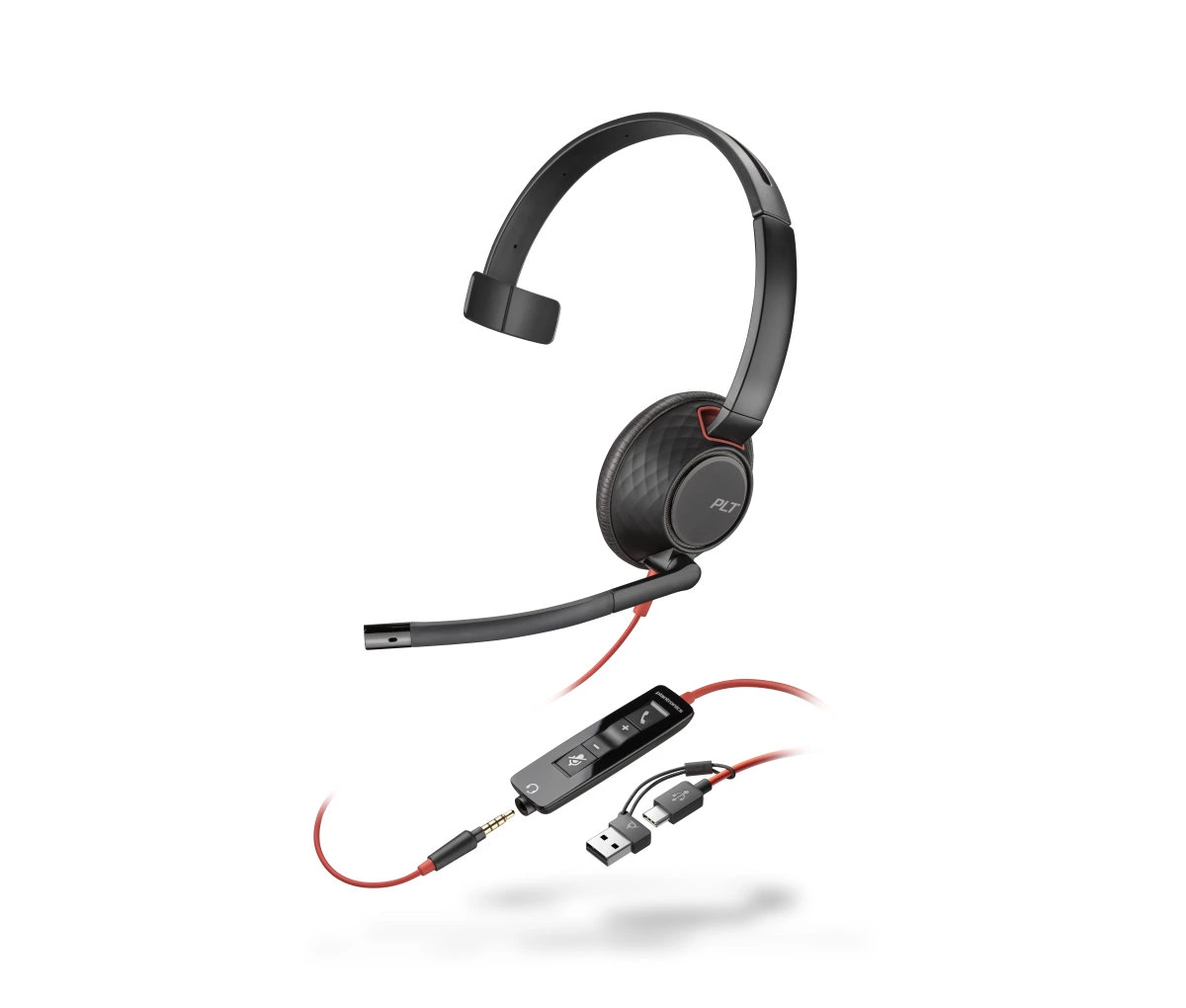 POLY BLACKWIRE 3225, USB-C, USB-C/A ADAPTER