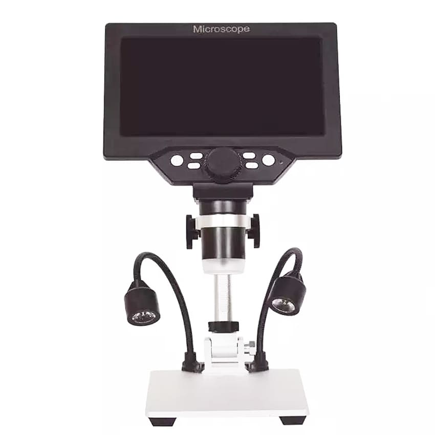 W-Star Digitálny Mikroskop LCD 7”, DM1200xLCD prísvit, stojan, čierna, CZ menu