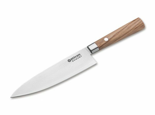 E-shop Böker Manufaktur Solingen 130439DAM damaškový kuchársky nôž 15,7 cm hnedá