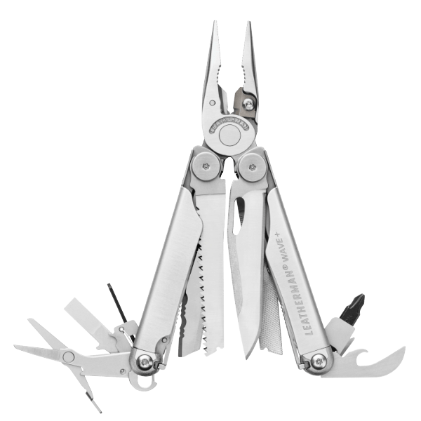 E-shop Leatherman LTG832524 WAVE PLUS multifunkčný nástroj 18 funkcií, nerez