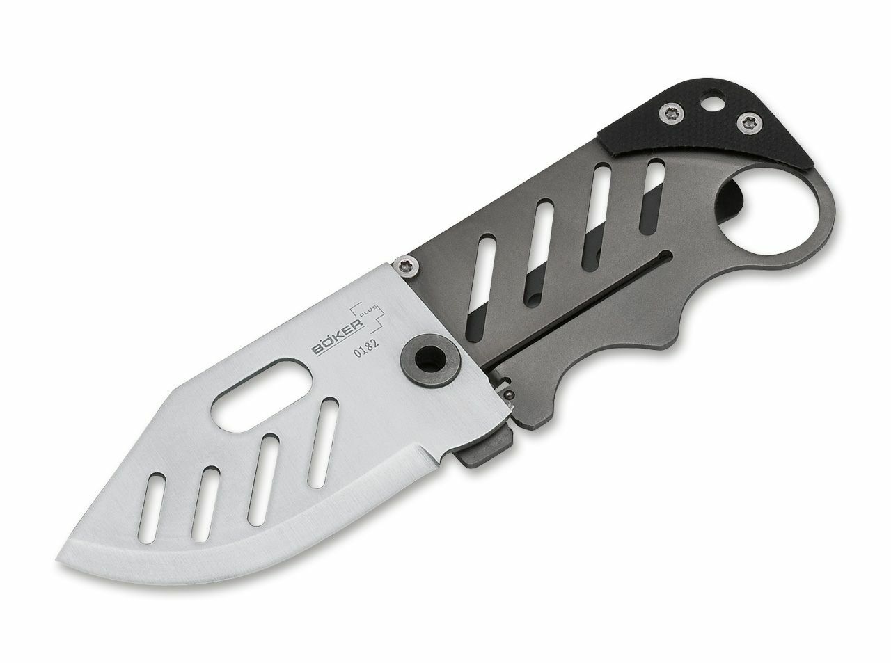 E-shop Böker Plus 01BO010 Credit Card Knife vreckový nôž na krk 5,8 cm, G10, titán