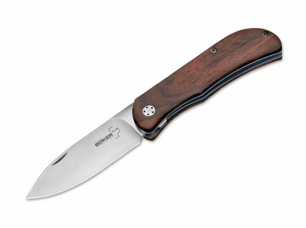E-shop Böker Plus 01BO023 Exskelibur II Cocobolo vreckový nôž 7 cm, drevo Cocobolo, titán