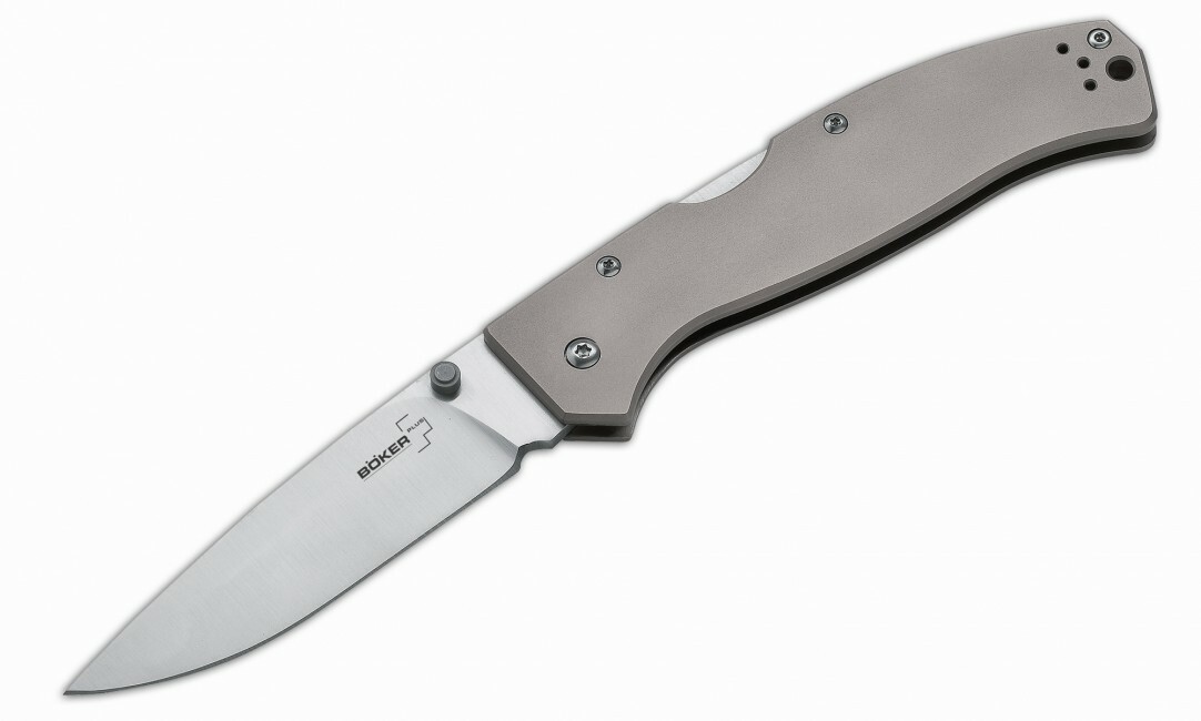 E-shop Böker Plus 01BO188 Titan Drop vreckový nôž 9,3 cm, titán