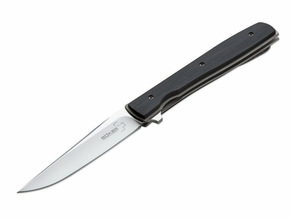 E-shop Böker Plus 01BO732 Urban Trapper vreckový nôž 8,7 cm, čierna, G10