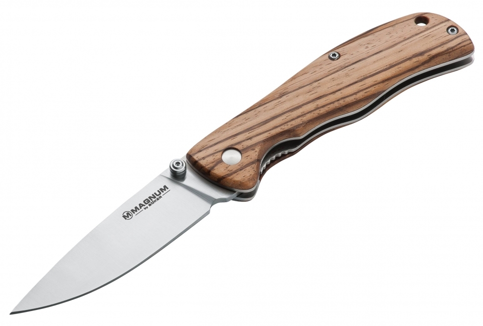 E-shop Magnum 01EL605 Backpacker vreckový nôž 8,6 cm, drevo