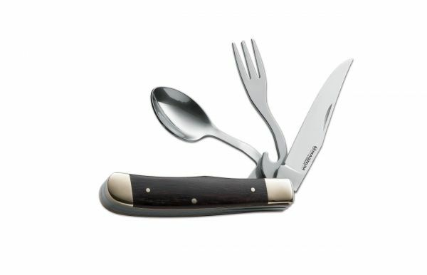 E-shop Magnum 01LL209 Bon Appetite skladací kempingový príbor 8,4 cm, drevo Pakka