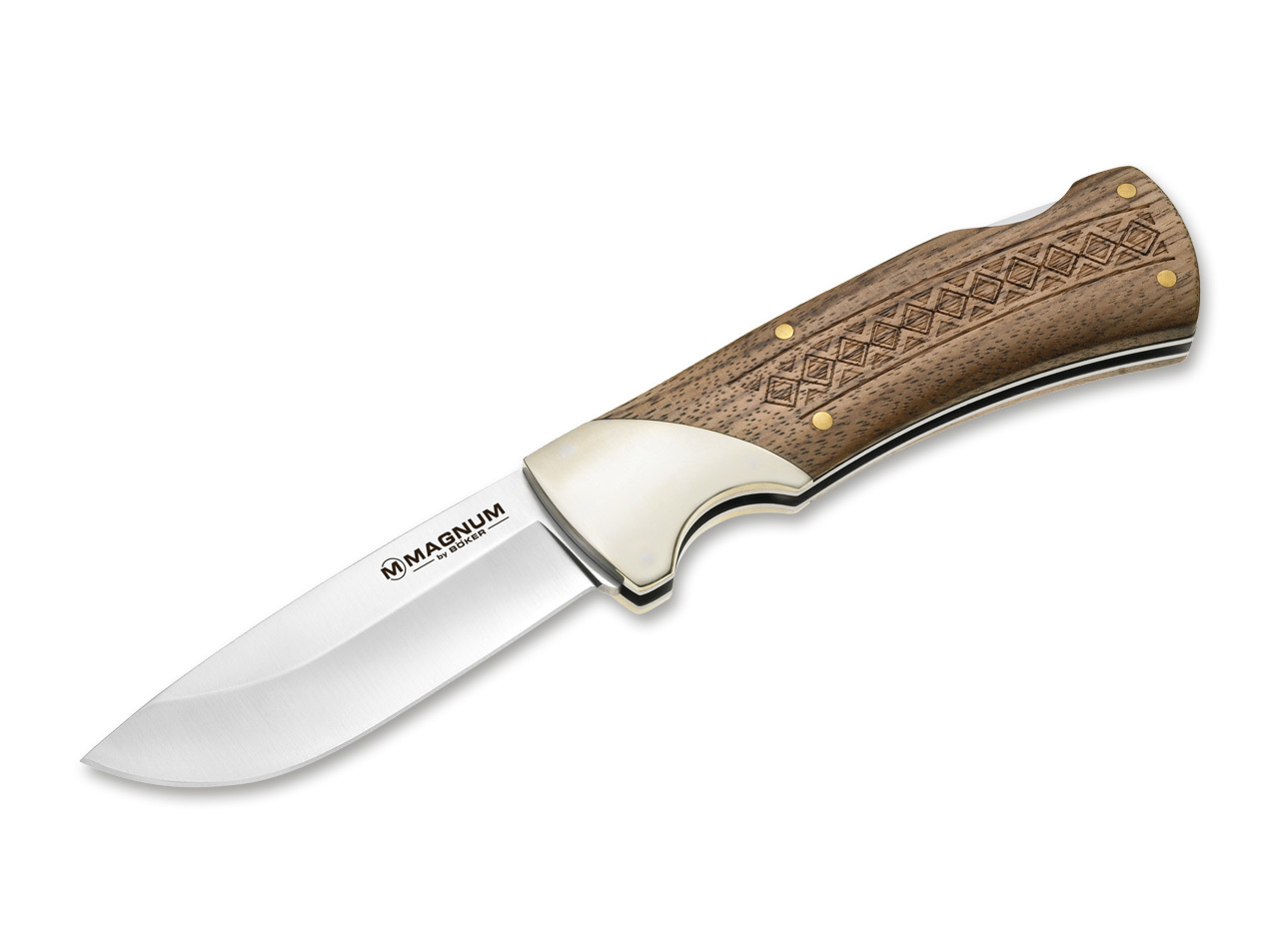 E-shop Magnum 01MB506 Woodcraft vreckový nôž 8,8 cm, drevo