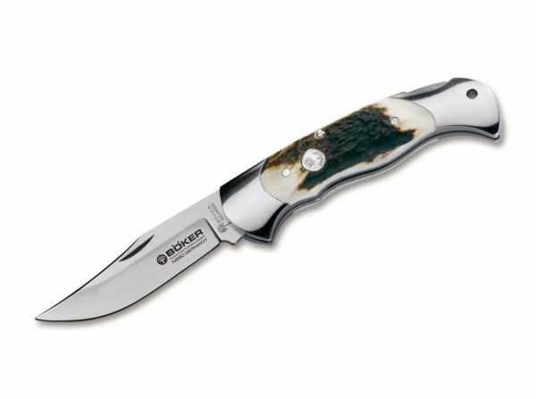 E-shop Böker Manufaktur Solingen 112004ST Scout Stag vreckový nôž 8 cm, paroh