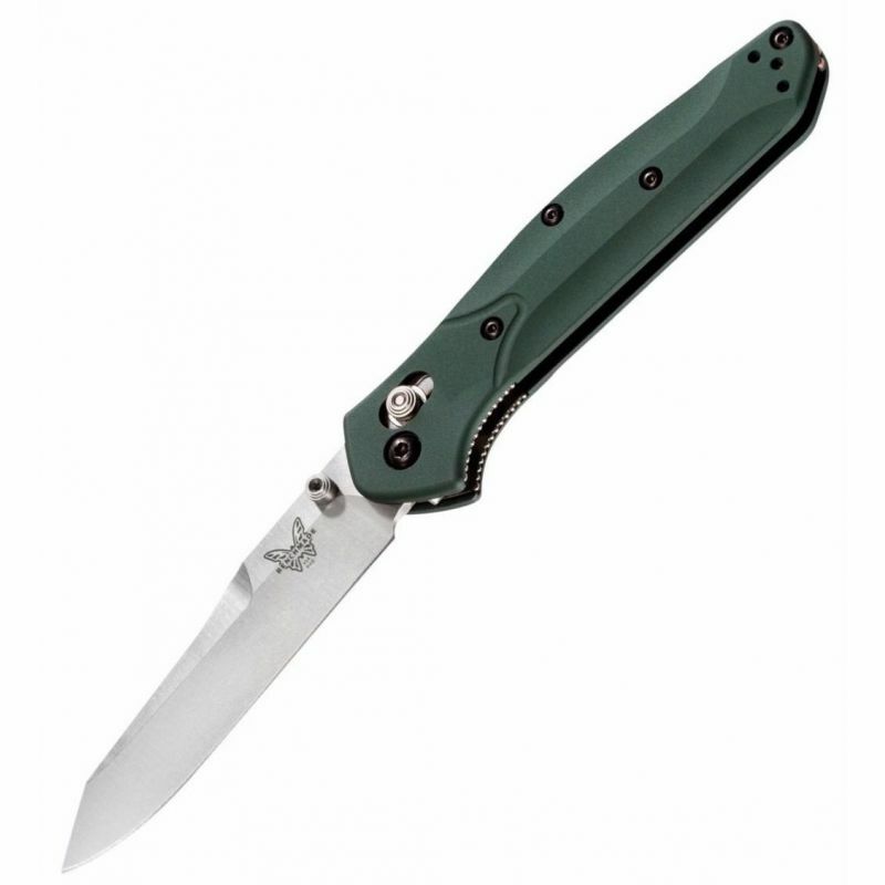 E-shop Benchmade 940 OSBORNE Reverse Tanto vreckový nôž 8,6 cm, zelená, hliník