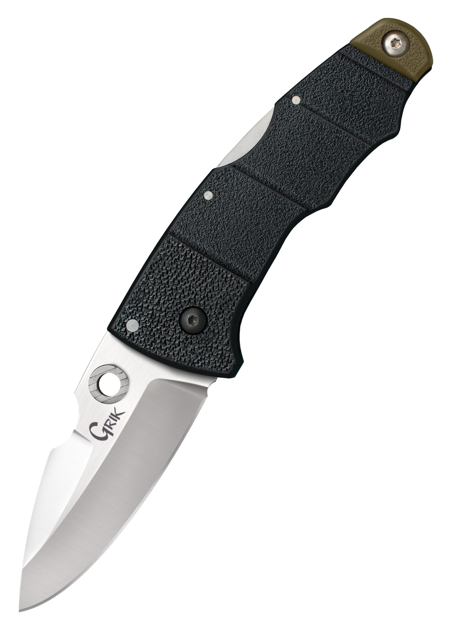 E-shop Cold Steel 28E Grik vreckový nôž 7,6 cm, čierno-zelená, GFN