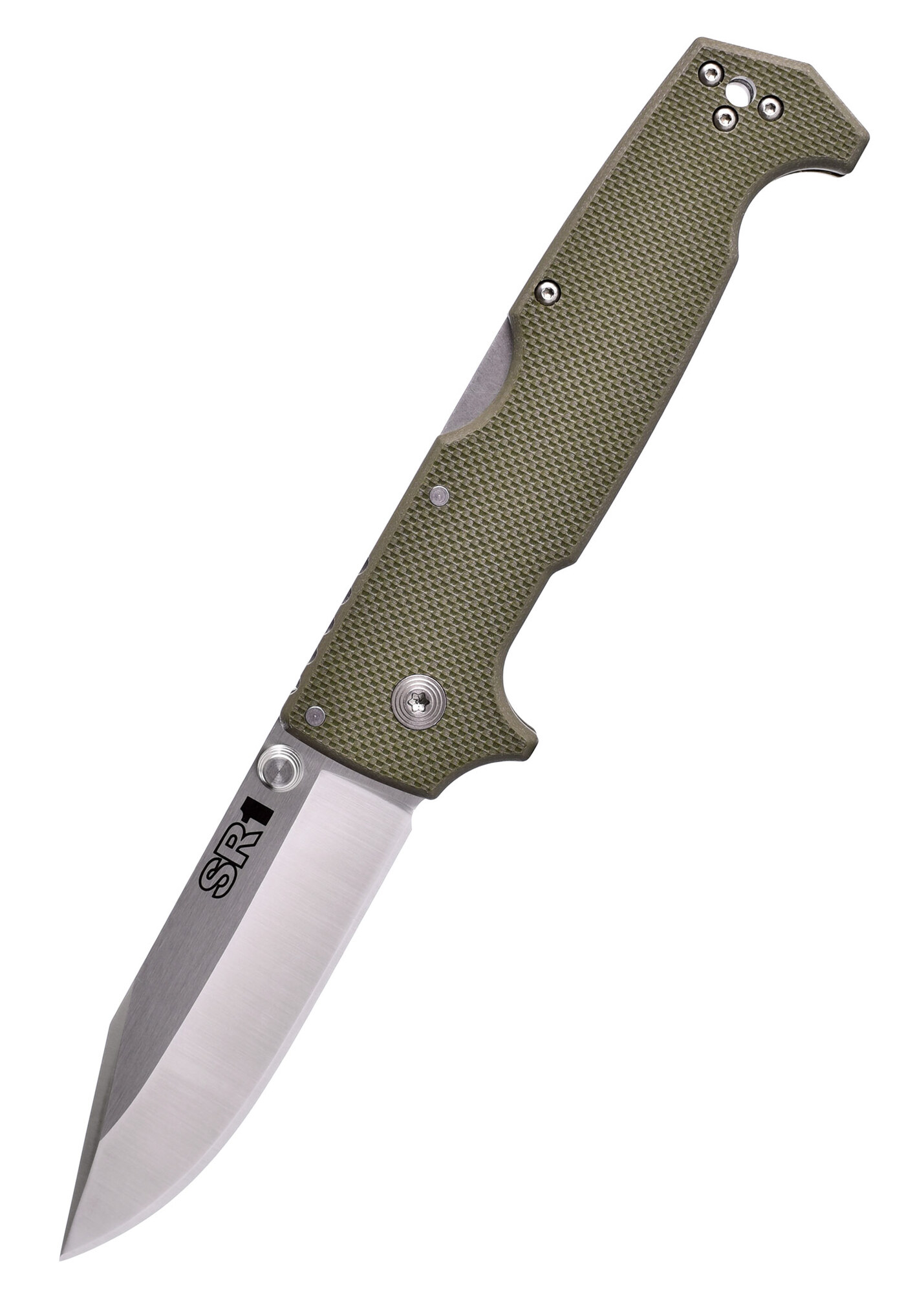 E-shop Cold Steel 62L SR1 taktický nôž 10,1 cm, zelená, G10