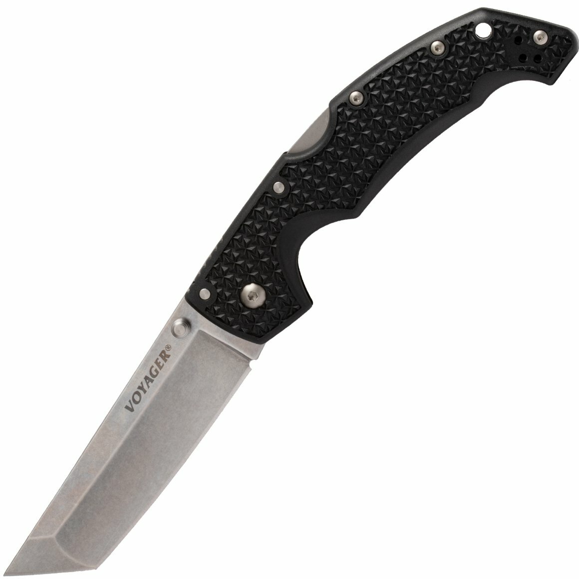 E-shop Cold Steel 29AT Large Voyager vreckový nôž 10,2cm, čierna, Griv-Ex