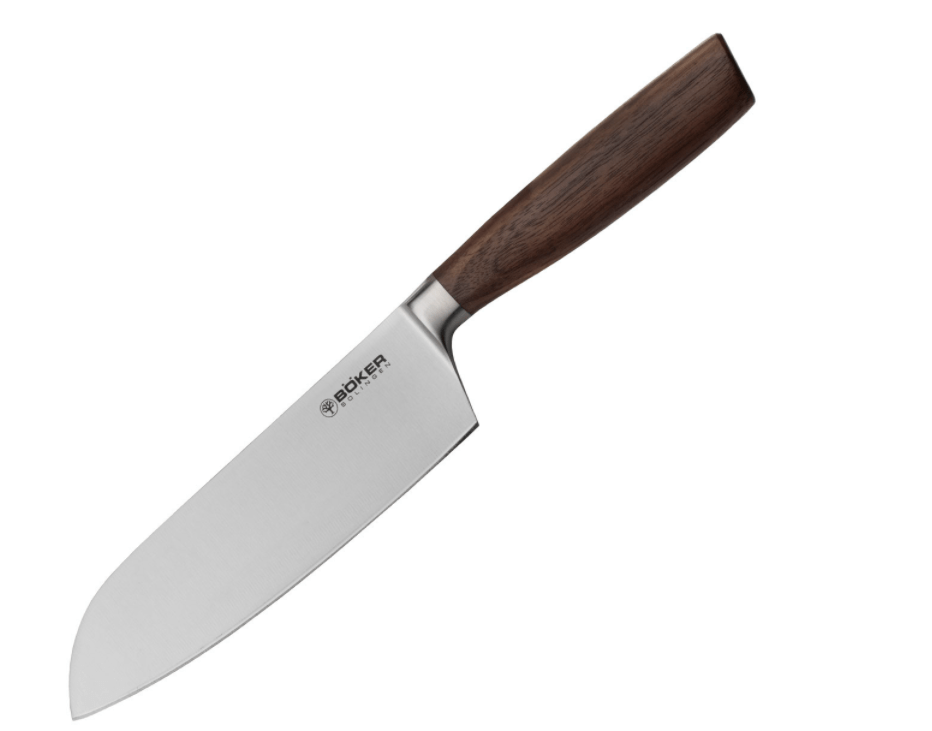 E-shop Böker Manufaktur Solingen 130730 Core Santoku kuchynský nôž 16,7cm, orechové drevo