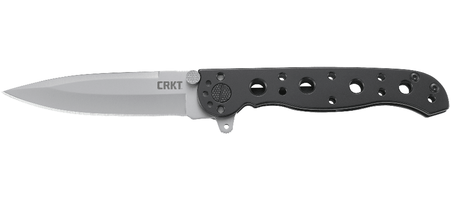 E-shop CRKT M16-01S Spear Point vreckový nôž 8 cm, čierna, nehrdzavejúca oceľ