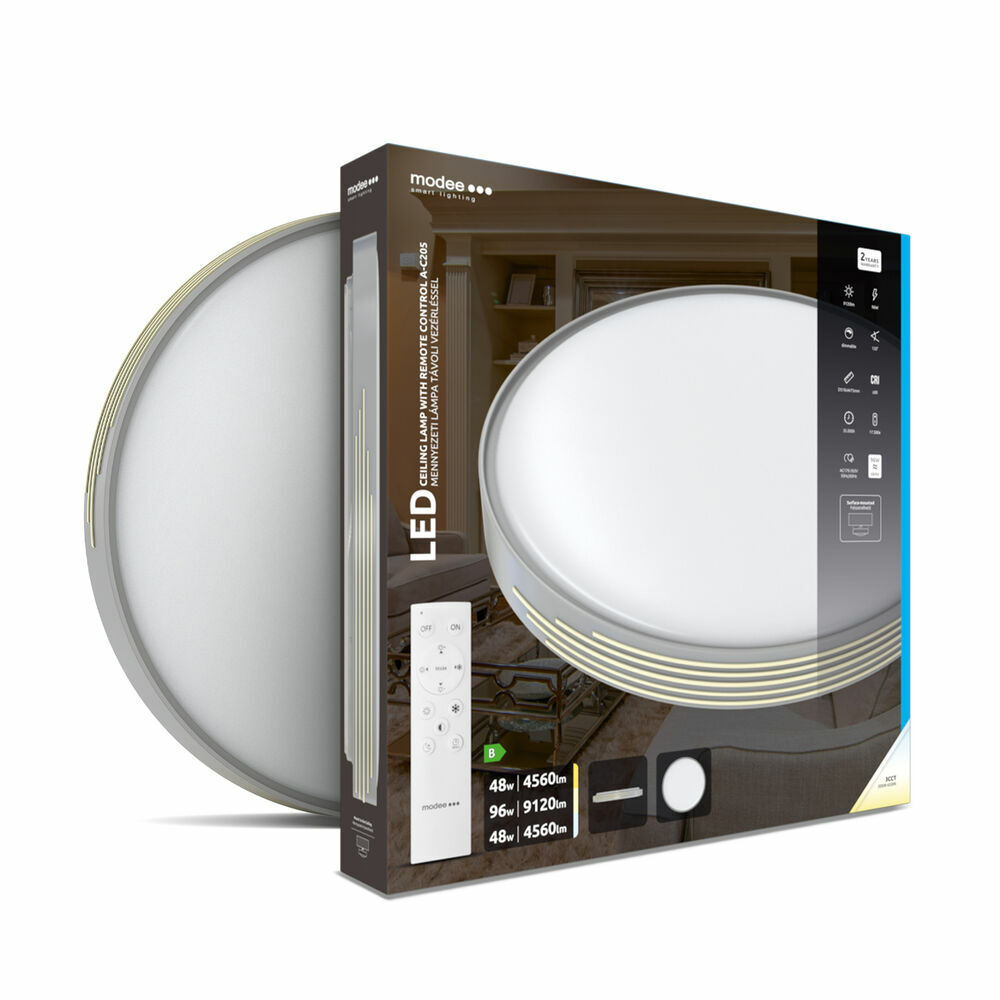 E-shop Modee Smart Lighting Ceiling lamp A-C205 2x48W stmievateľné LED svietidlo (ML-CLA3CCT96W-C205-GR)