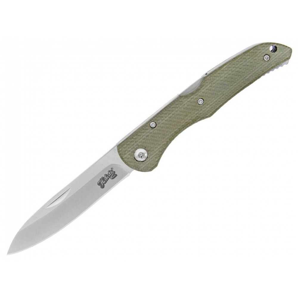 E-shop Herbertz Taschenmesser Micarta vreckový nôž 9cm (53026) zelená