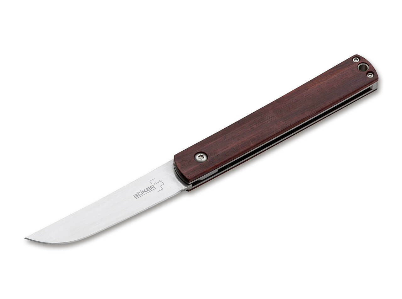 E-shop Böker Plus 01BO631 Wasabi Cocobolo zatvárací vreckový nôž 7,2 cm, drevo Cocobolo