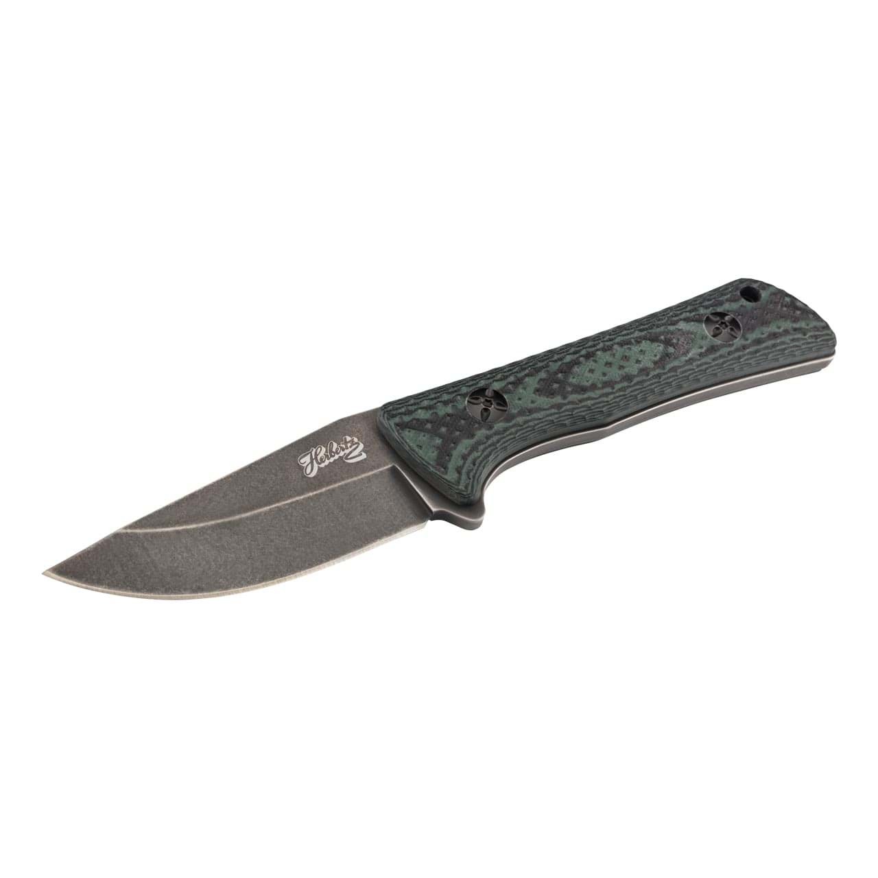 E-shop Herbertz 55014 opaskový nôž, 8,5cm, G10 zeleno-šedá