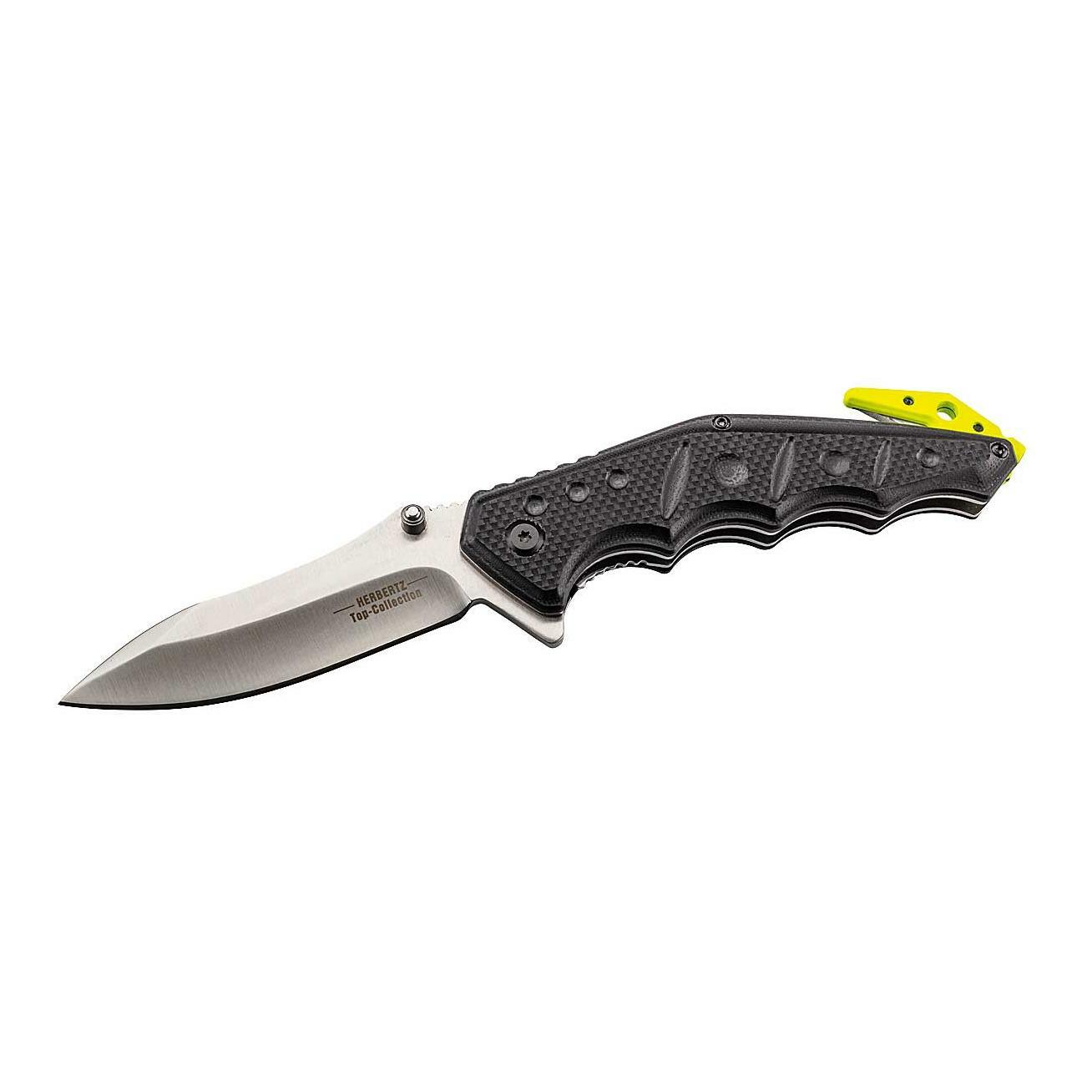Herbertz TOP-Collection 535013 jednoručný záchranársky nôž 8,5cm, G10, čierna