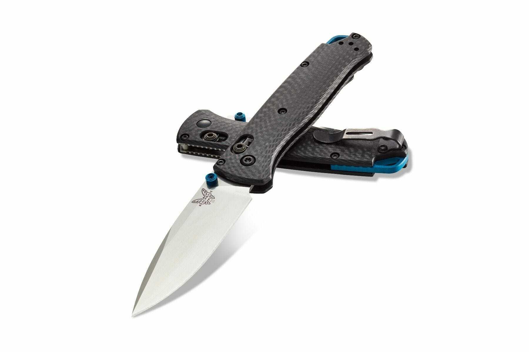 E-shop Benchmade 535-3 BUGOUT vreckový nôž 8,2 cm, Satin, čierna, uhlíkové vlákno