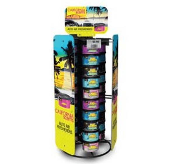 E-shop California Scents 688772 Counter Spinner 3 SIDED - trojstranný stojan
