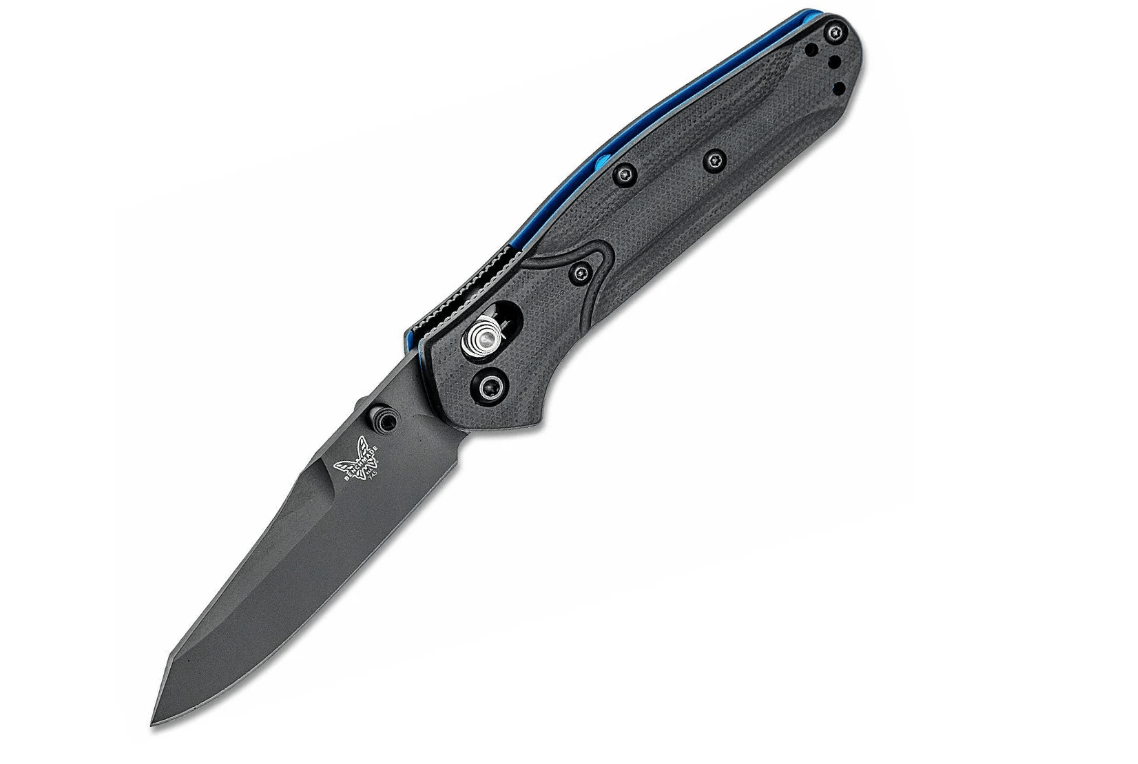 E-shop Benchmade 945BK-1 MINI OSBORNE vreckový nôž 7,4 cm, AXIS, čierna, G10