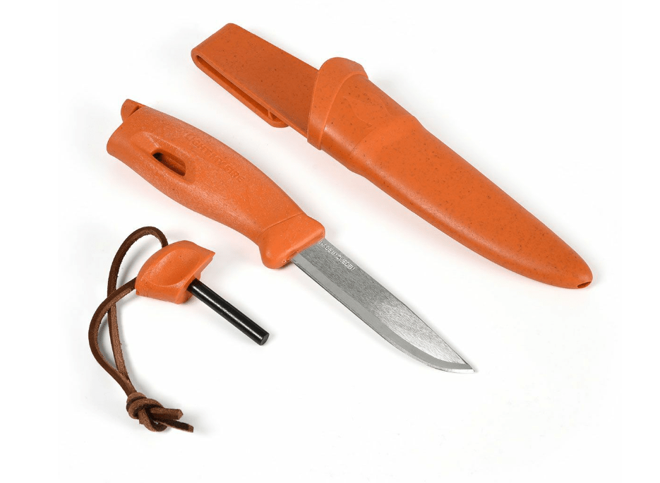 Light My Fire 2121110310 Swedish FireKnife Rusty Orange nôž s kresadlom, puzdro, oranžová