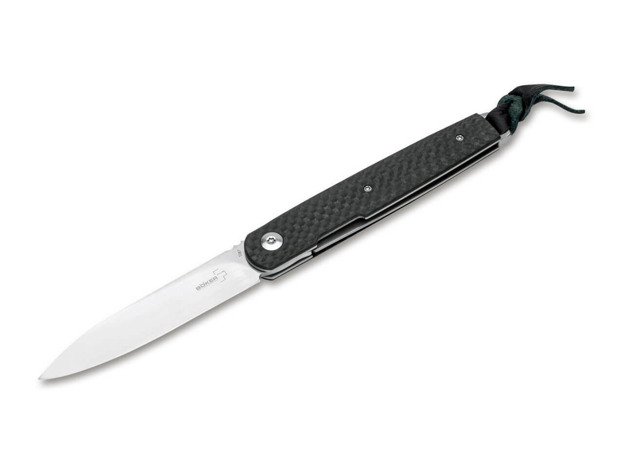 E-shop Böker Plus 01BO079 LRF Carbon džentlmenský vreckový nôž 7,8 cm, uhlíkové vlákna