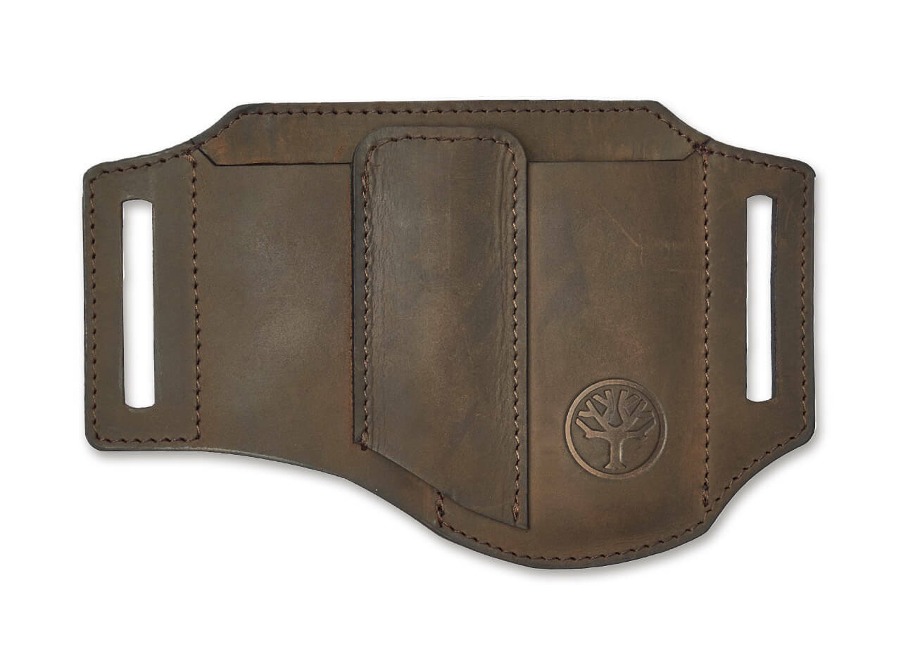Böker Manufaktur Solingen 09BO296 ED-Three Brown puzdro z nubukovej kože, 3 predmety, hnedá