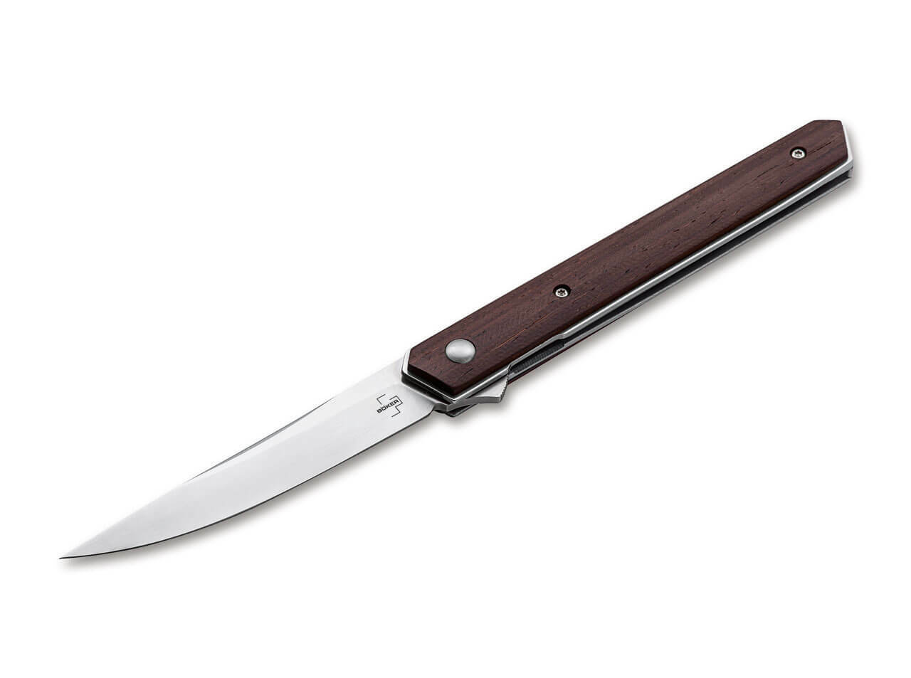 E-shop Böker Plus 01BO168 Kwaiken Air Cocobolo Brown vreckový nôž 9 cm, drevo Cocobolo, hnedá