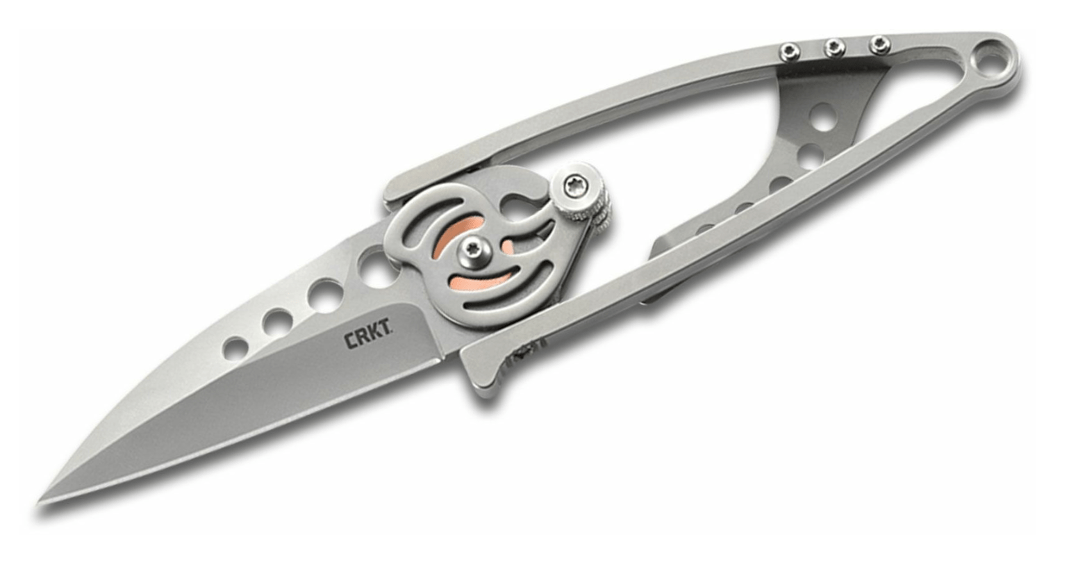 E-shop CRKT CR-5102N SNAP LOCK™ SILVER vreckový nôž 6,5 cm, nehrdzavejúca oceľ