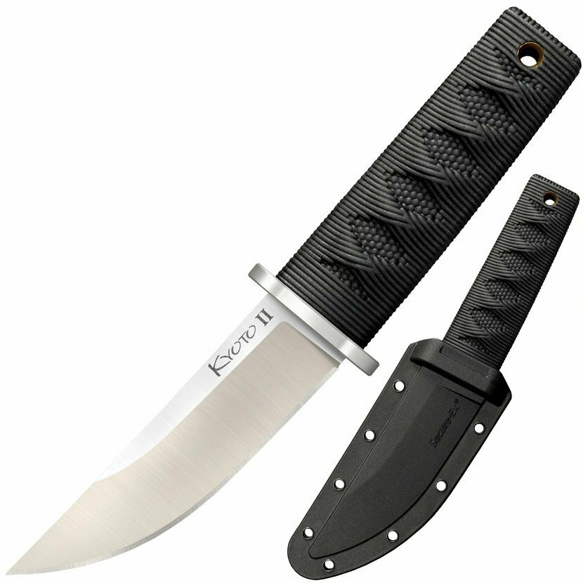 E-shop Cold Steel 17DB Kyoto II vreckový nôž 8,6 cm, čierna, Kray-Ex, puzdro Secure-Ex