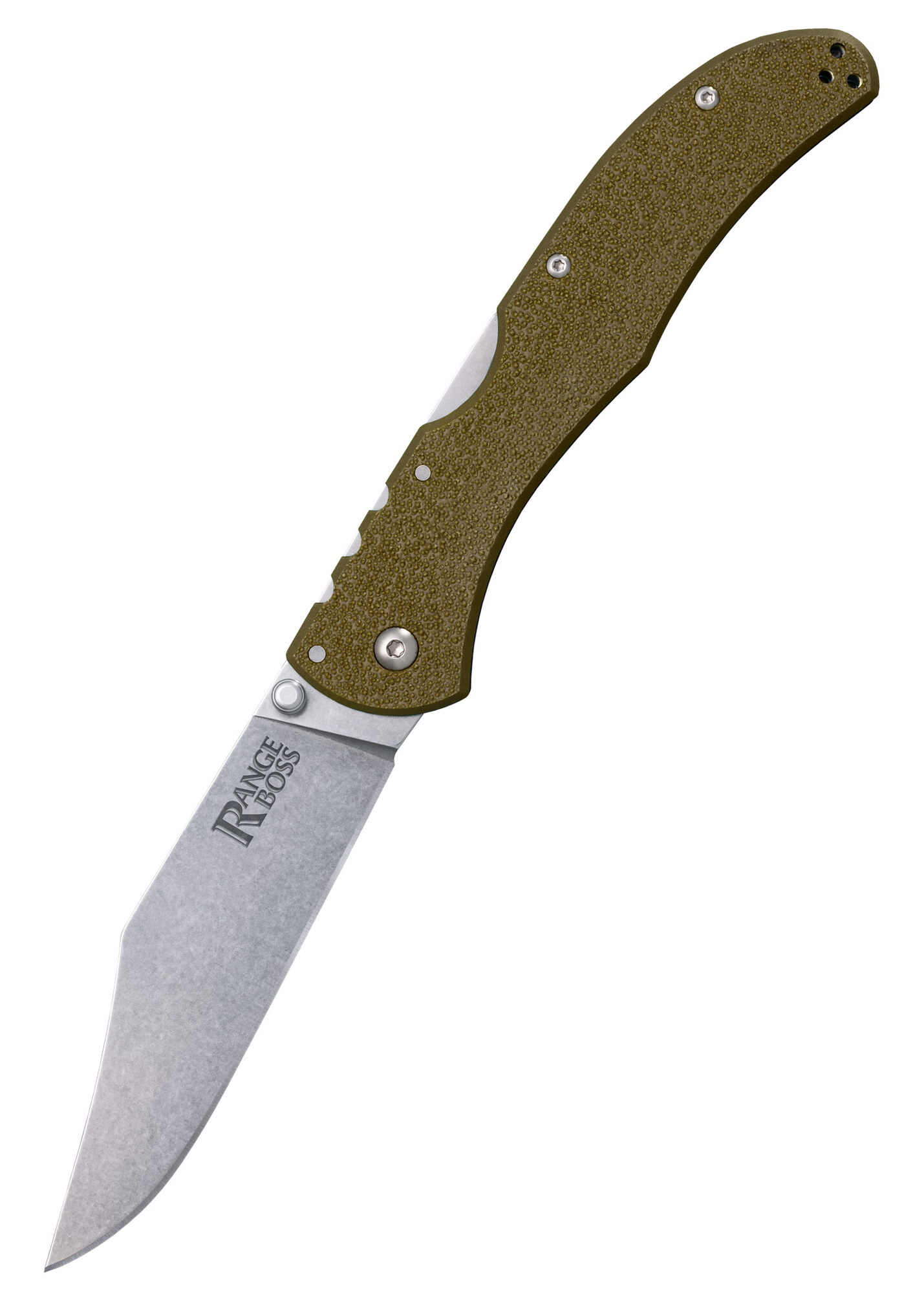 E-shop Cold Steel 20KR7 Range Boss OD Green vreckový nôž 10 cm, zelená, Zy-Ex