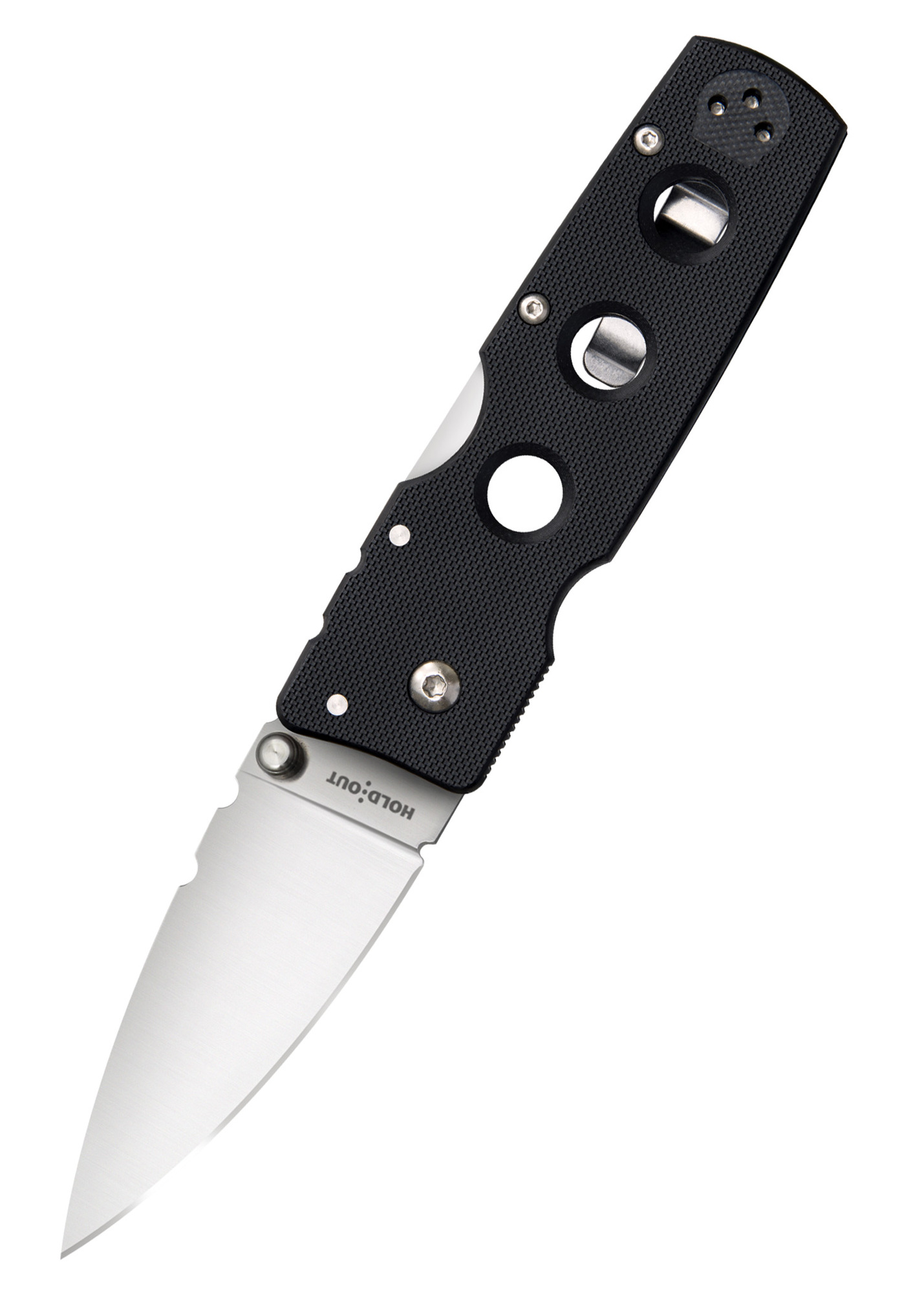 E-shop Cold Steel 11G3 Hold Out 3" Plain vreckový nôž 7,6 cm, čierna, G10