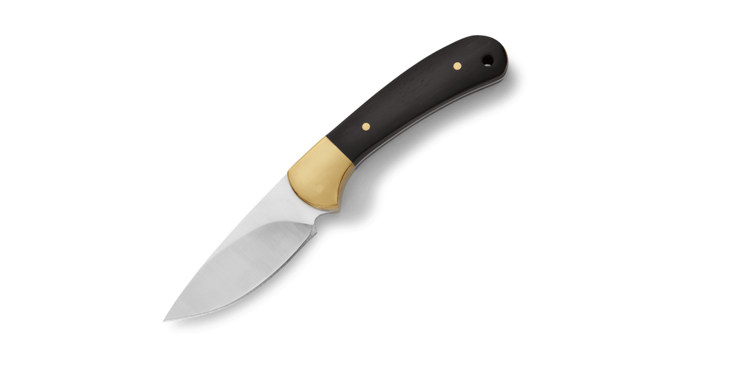 Buck BU-0113BRS 113 Ranger Skinner pevný lovecký nôž 7,9 cm, ebenové drevo, kožené puzdro