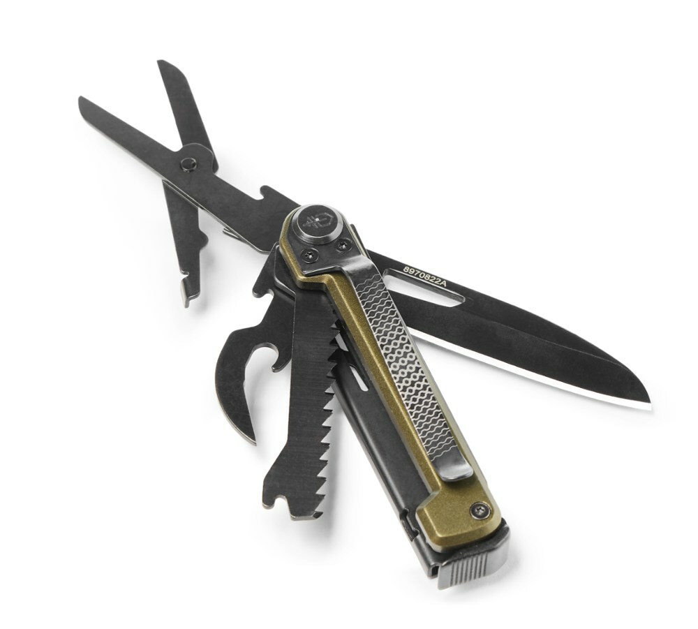 Gerber Armbar Trade - Dark Green multifunkčný nôž 6,4 cm, čierno-zelená, oceľ, 7 nástrojov