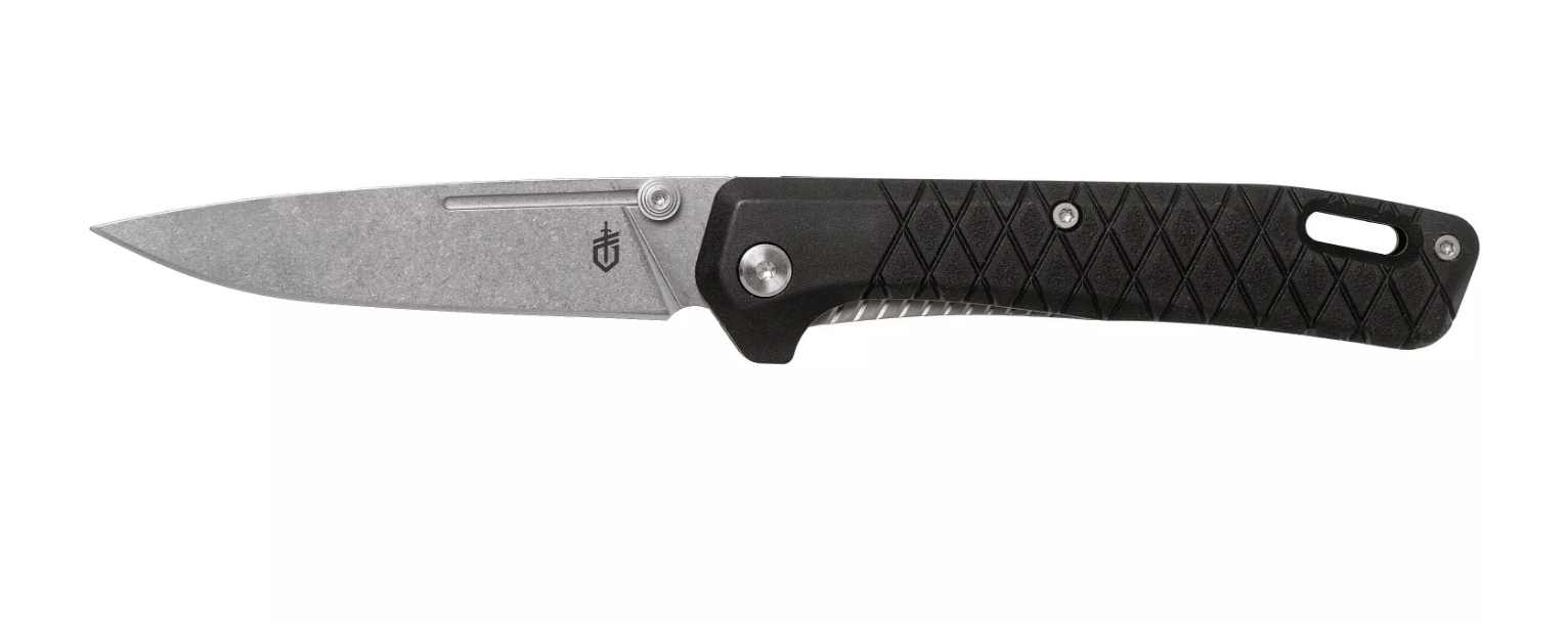 E-shop Gerber 30-001879 Zilch - Black vreckový nôž 7,8 cm, Stonewash, čierna, GFN