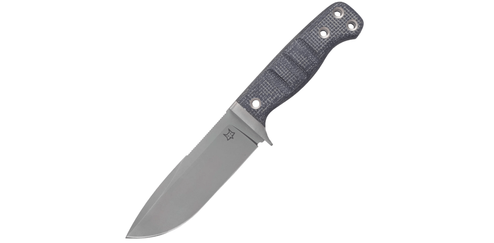 E-shop FOX Knives FX-103 MB nôž na prežitie 12 cm, šedá, Micarta, kožené puzdro
