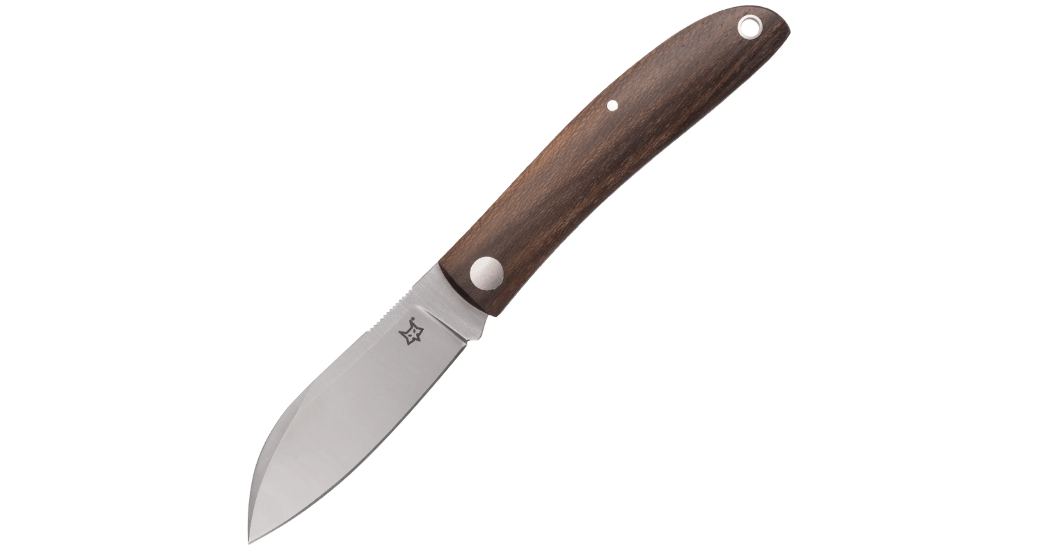 E-shop FOX Knives FX-273 ZW Livri vreckový nôž 7 cm, drevo Ziricote, kožené puzdro