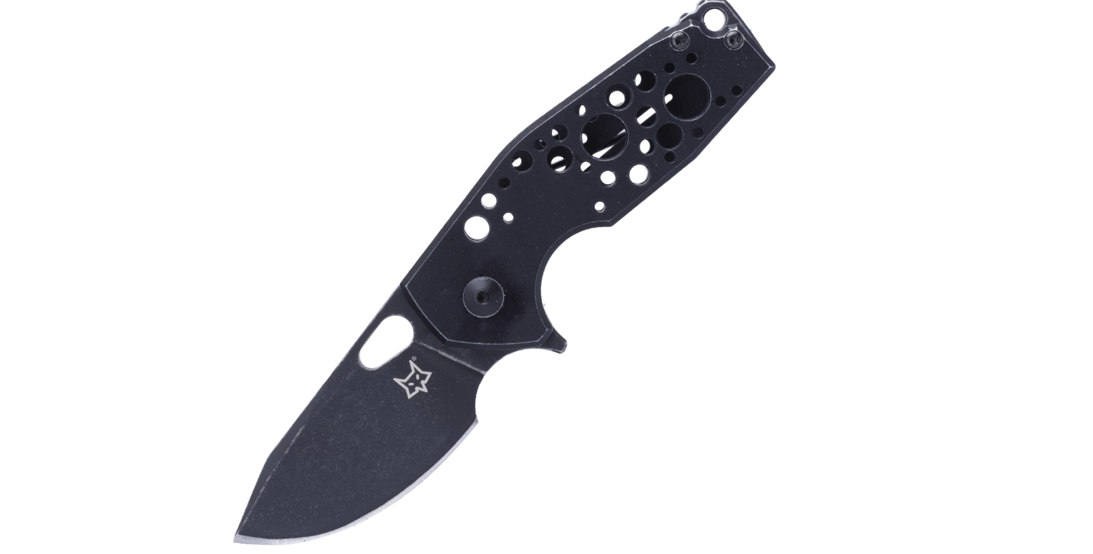 E-shop FOX Knives FX-526 ALB Suru Alluminium Black vreckový nôž 6 cm, čierna, hliník